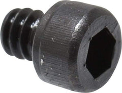 Value Collection - #4-40 UNC Hex Socket Drive, Socket Cap Screw - Alloy Steel, Black Oxide Finish, Fully Threaded, 1/8" Length Under Head - Exact Tool & Supply