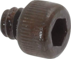 Value Collection - #6-32 UNC Hex Socket Drive, Socket Cap Screw - Alloy Steel, Black Oxide Finish, Fully Threaded, 1/8" Length Under Head - Exact Tool & Supply