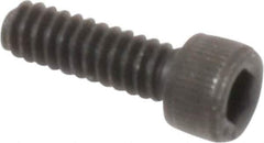 Value Collection - #6-32 UNC Hex Socket Drive, Socket Cap Screw - Alloy Steel, Black Oxide Finish, Fully Threaded, 7/16" Length Under Head - Exact Tool & Supply