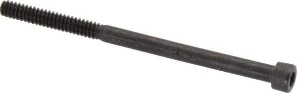Value Collection - #6-32 UNC Hex Socket Drive, Socket Cap Screw - Alloy Steel, Black Oxide Finish, Partially Threaded, 2-1/4" Length Under Head - Exact Tool & Supply