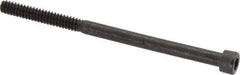 Value Collection - #6-32 UNC Hex Socket Drive, Socket Cap Screw - Alloy Steel, Black Oxide Finish, Partially Threaded, 2-1/4" Length Under Head - Exact Tool & Supply