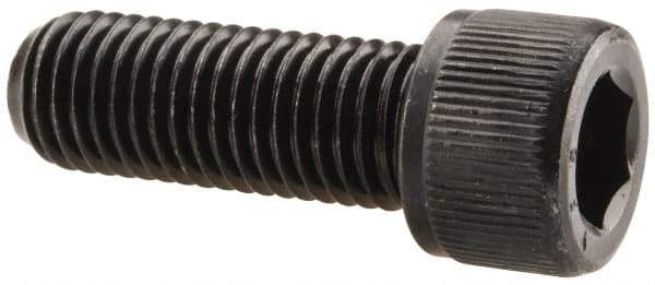 Value Collection - 5/16-24 UNF Hex Socket Drive, Socket Cap Screw - Alloy Steel, Black Oxide Finish, Fully Threaded, 7/8" Length Under Head - Exact Tool & Supply