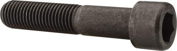 Value Collection - 7/8-9 UNC Hex Socket Drive, Socket Cap Screw - Alloy Steel, Black Oxide Finish, Partially Threaded, 4-1/2" Length Under Head - Exact Tool & Supply