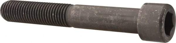 Value Collection - 7/8-9 UNC Hex Socket Drive, Socket Cap Screw - Alloy Steel, Black Oxide Finish, Partially Threaded, 6" Length Under Head - Exact Tool & Supply