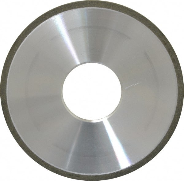 Made in USA - 4" Diam x 1-1/4" Hole x 1/8" Thick, 120 Grit Surface Grinding Wheel - Exact Tool & Supply