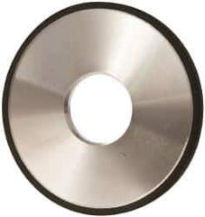 Made in USA - 4" Diam x 1-1/4" Hole x 1/4" Thick, 120 Grit Surface Grinding Wheel - Type 1A1, Fine Grade - Exact Tool & Supply