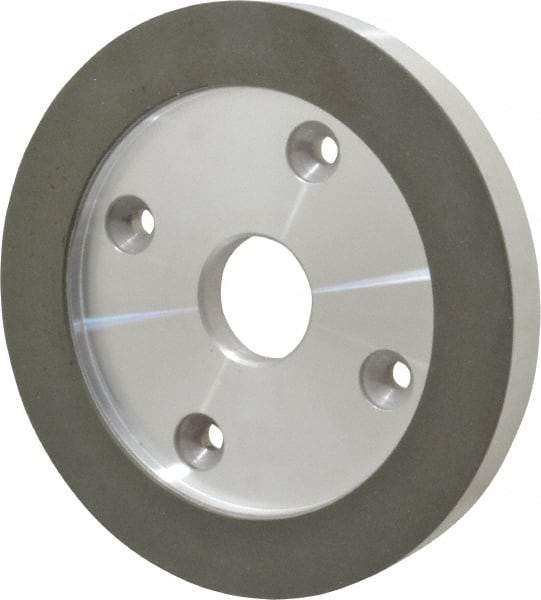 Made in USA - 6" Diam, 1-1/4" Hole Size, 3/4" Overall Thickness, 150 Grit, Type 6 Tool & Cutter Grinding Wheel - Very Fine Grade, Diamond - Exact Tool & Supply