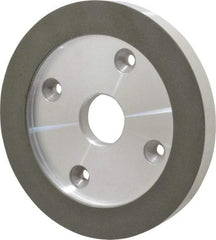 Made in USA - 6" Diam, 1-1/4" Hole Size, 3/4" Overall Thickness, 150 Grit, Type 6 Tool & Cutter Grinding Wheel - Very Fine Grade, Diamond - Exact Tool & Supply