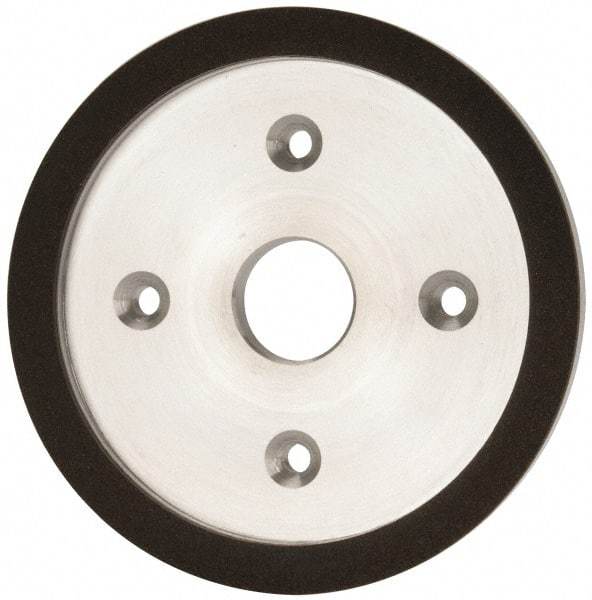 Made in USA - 6" Diam, 1-1/4" Hole Size, 3/4" Overall Thickness, 100 Grit, Type 6 Tool & Cutter Grinding Wheel - Fine Grade, Diamond - Exact Tool & Supply