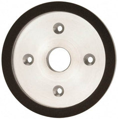 Made in USA - 6" Diam, 1-1/4" Hole Size, 3/4" Overall Thickness, 100 Grit, Type 6 Tool & Cutter Grinding Wheel - Fine Grade, Diamond - Exact Tool & Supply
