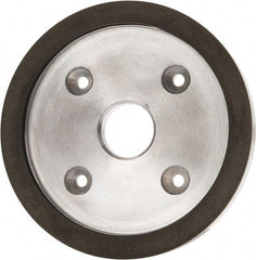 Made in USA - 6" Diam, 1-1/4" Hole Size, 3/4" Overall Thickness, 220 Grit, Type 6 Tool & Cutter Grinding Wheel - Very Fine Grade, Diamond - Exact Tool & Supply