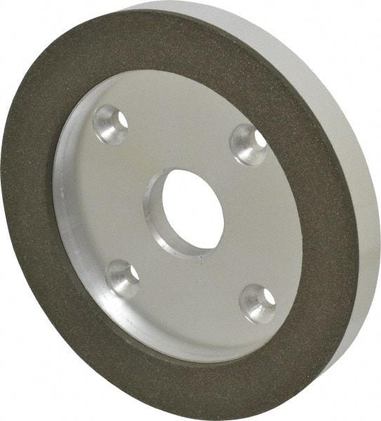 Made in USA - 6" Diam, 1-1/4" Hole Size, 3/4" Overall Thickness, 100 Grit, Type 6 Tool & Cutter Grinding Wheel - Fine Grade, Diamond - Exact Tool & Supply