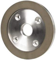 Made in USA - 6" Diam, 1-1/4" Hole Size, 3/4" Overall Thickness, 150 Grit, Type 6 Tool & Cutter Grinding Wheel - Very Fine Grade, Diamond - Exact Tool & Supply