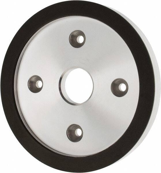 Made in USA - 6" Diam, 1-1/4" Hole Size, 3/4" Overall Thickness, 220 Grit, Type 6 Tool & Cutter Grinding Wheel - Very Fine Grade, Diamond - Exact Tool & Supply
