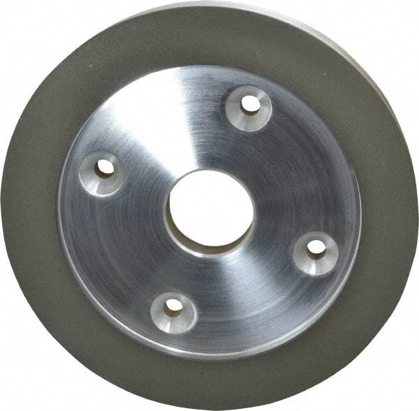 Made in USA - 6" Diam, 1-1/4" Hole Size, 3/4" Overall Thickness, 100 Grit, Type 6 Tool & Cutter Grinding Wheel - Fine Grade, Diamond - Exact Tool & Supply