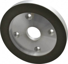Made in USA - 6" Diam, 1-1/4" Hole Size, 3/4" Overall Thickness, 150 Grit, Type 6 Tool & Cutter Grinding Wheel - Very Fine Grade, Diamond - Exact Tool & Supply