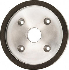 Made in USA - 6" Diam, 1-1/4" Hole Size, 3/4" Overall Thickness, 150 Grit, Type 6 Tool & Cutter Grinding Wheel - Very Fine Grade, Diamond - Exact Tool & Supply