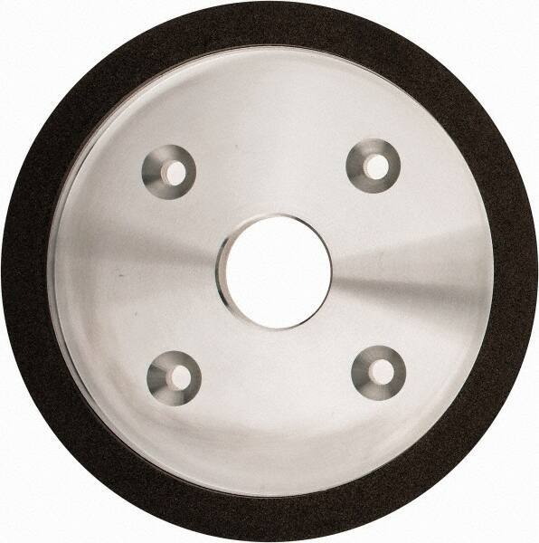Made in USA - 6" Diam, 1-1/4" Hole Size, 3/4" Overall Thickness, 100 Grit, Type 6 Tool & Cutter Grinding Wheel - Fine Grade, Diamond - Exact Tool & Supply