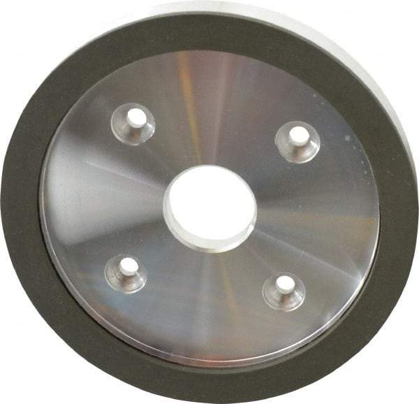 Made in USA - 6" Diam, 1-1/4" Hole Size, 3/4" Overall Thickness, 150 Grit, Type 6 Tool & Cutter Grinding Wheel - Very Fine Grade, Diamond - Exact Tool & Supply
