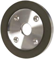 Made in USA - 6" Diam, 1-1/4" Hole Size, 3/4" Overall Thickness, 150 Grit, Type 6 Tool & Cutter Grinding Wheel - Very Fine Grade, Diamond - Exact Tool & Supply