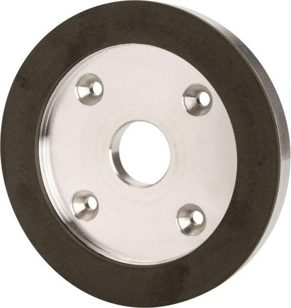 Made in USA - 6" Diam, 1-1/4" Hole Size, 3/4" Overall Thickness, 220 Grit, Type 6 Tool & Cutter Grinding Wheel - Very Fine Grade, Diamond - Exact Tool & Supply