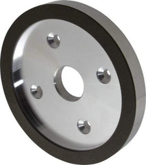 Made in USA - 6" Diam, 1-1/4" Hole Size, 3/4" Overall Thickness, 150 Grit, Type 6 Tool & Cutter Grinding Wheel - Very Fine Grade, Diamond - Exact Tool & Supply