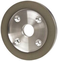 Made in USA - 6" Diam, 1-1/4" Hole Size, 3/4" Overall Thickness, 150 Grit, Type 6 Tool & Cutter Grinding Wheel - Very Fine Grade, Diamond - Exact Tool & Supply