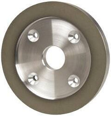 Made in USA - 6" Diam, 1-1/4" Hole Size, 3/4" Overall Thickness, 150 Grit, Type 6 Tool & Cutter Grinding Wheel - Very Fine Grade, Diamond - Exact Tool & Supply