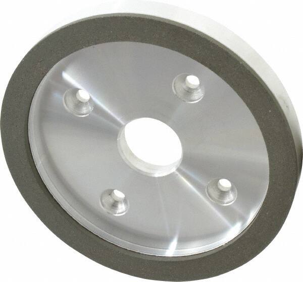 Made in USA - 6" Diam, 1-1/4" Hole Size, 3/4" Overall Thickness, 100 Grit, Type 6 Tool & Cutter Grinding Wheel - Fine Grade, Diamond - Exact Tool & Supply