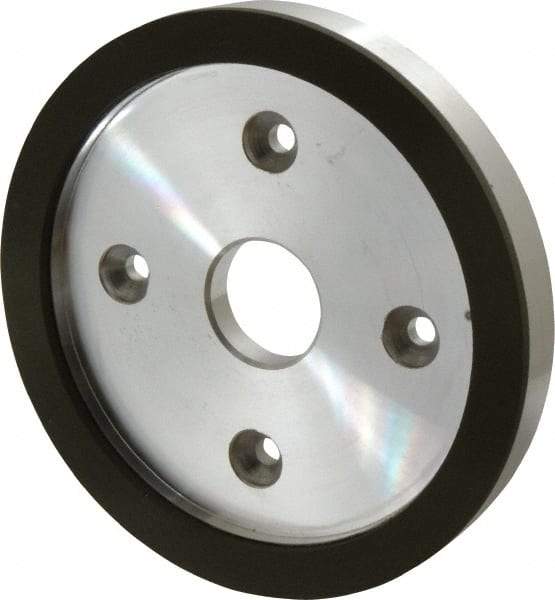 Made in USA - 6" Diam, 1-1/4" Hole Size, 3/4" Overall Thickness, 150 Grit, Type 6 Tool & Cutter Grinding Wheel - Very Fine Grade, Diamond - Exact Tool & Supply
