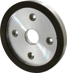 Made in USA - 6" Diam, 1-1/4" Hole Size, 3/4" Overall Thickness, 150 Grit, Type 6 Tool & Cutter Grinding Wheel - Very Fine Grade, Diamond - Exact Tool & Supply