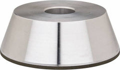 Made in USA - 5" Diam, 1-1/4" Hole Size, 1-3/4" Overall Thickness, 105 Grit, Type 11 Tool & Cutter Grinding Wheel - Fine Grade, Diamond - Exact Tool & Supply