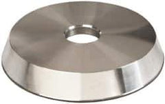 Made in USA - 6" Diam, 1-1/4" Hole Size, 1" Overall Thickness, 150 Grit, Type 12 Tool & Cutter Grinding Wheel - Very Fine Grade, Diamond - Exact Tool & Supply