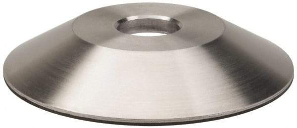 Made in USA - 6" Diam, 1-1/4" Hole Size, 1" Overall Thickness, 220 Grit, Type 12 Tool & Cutter Grinding Wheel - Very Fine Grade, Diamond - Exact Tool & Supply