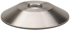 Made in USA - 6" Diam, 1-1/4" Hole Size, 1" Overall Thickness, 220 Grit, Type 12 Tool & Cutter Grinding Wheel - Very Fine Grade, Diamond - Exact Tool & Supply