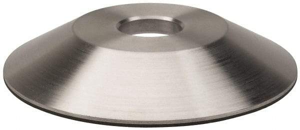 Made in USA - 6" Diam, 1-1/4" Hole Size, 1" Overall Thickness, 100 Grit, Type 12 Tool & Cutter Grinding Wheel - Fine Grade, Diamond - Exact Tool & Supply