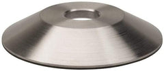 Made in USA - 6" Diam, 1-1/4" Hole Size, 1" Overall Thickness, 100 Grit, Type 12 Tool & Cutter Grinding Wheel - Fine Grade, Diamond - Exact Tool & Supply