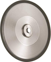 Made in USA - 6" Diam, 1-1/4" Hole Size, 1" Overall Thickness, 150 Grit, Type 12 Tool & Cutter Grinding Wheel - Very Fine Grade, Diamond - Exact Tool & Supply