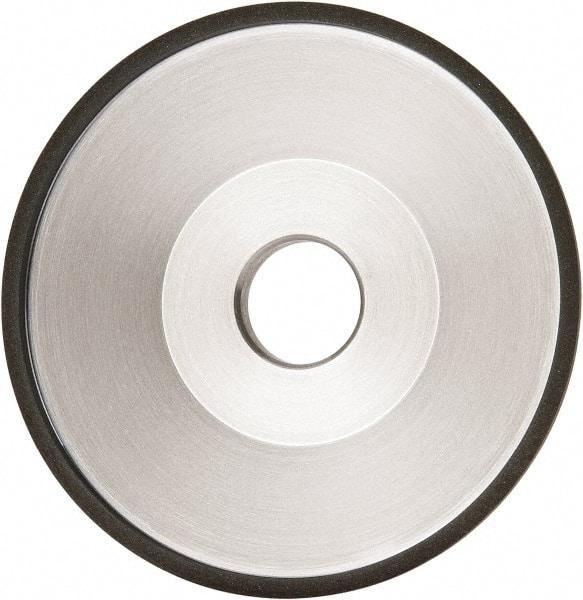 Made in USA - 6" Diam, 1-1/4" Hole Size, 1" Overall Thickness, 150 Grit, Type 12 Tool & Cutter Grinding Wheel - Very Fine Grade, Diamond - Exact Tool & Supply