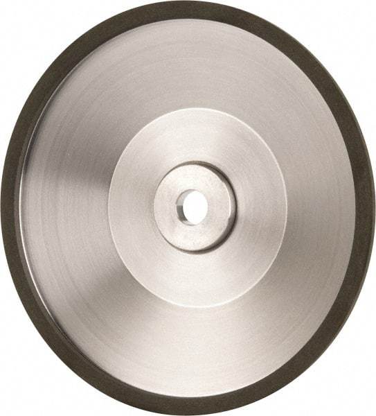 Made in USA - 6" Diam, 1-1/4" Hole Size, 1" Overall Thickness, 150 Grit, Type 12 Tool & Cutter Grinding Wheel - Very Fine Grade, Diamond - Exact Tool & Supply