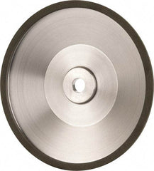 Made in USA - 6" Diam, 1-1/4" Hole Size, 1" Overall Thickness, 150 Grit, Type 12 Tool & Cutter Grinding Wheel - Very Fine Grade, Diamond - Exact Tool & Supply