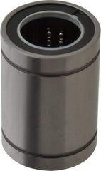 Thomson Industries - 25mm ID, Closed Linear Bearing with Two Integral Wipers - 1.57" Overall Height, 40mm OD - Exact Tool & Supply