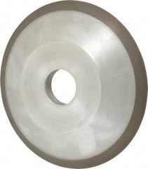 Made in USA - 6" Diam, 1-1/4" Hole Size, 3/4" Overall Thickness, 150 Grit, Type 12 Tool & Cutter Grinding Wheel - Very Fine Grade, Diamond - Exact Tool & Supply