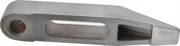 Mitee-Bite - 5/8-11 Stud, Stainless Steel, Plain Strap Clamp - 1-1/2" Travel, 6" OAL x 1.2" Wide x 0.8594" High, Tapered Nose - Exact Tool & Supply