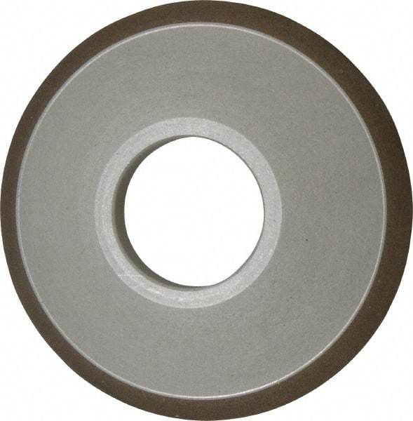 Made in USA - 3-1/2" Diam, 1-1/4" Hole Size, 3/4" Overall Thickness, 150 Grit, Type 15 Tool & Cutter Grinding Wheel - Very Fine Grade, Diamond - Exact Tool & Supply
