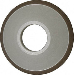 Made in USA - 3-1/2" Diam, 1-1/4" Hole Size, 3/4" Overall Thickness, 150 Grit, Type 15 Tool & Cutter Grinding Wheel - Very Fine Grade, Diamond - Exact Tool & Supply