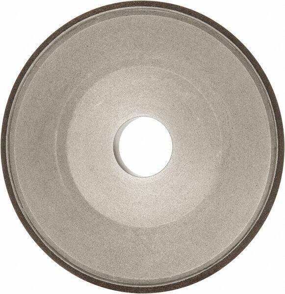 Made in USA - 6" Diam, 1-1/4" Hole Size, 3/4" Overall Thickness, 150 Grit, Type 15 Tool & Cutter Grinding Wheel - Very Fine Grade, Diamond - Exact Tool & Supply