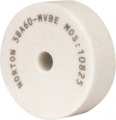 Norton - 3" Diam Truing Tool Replacement Wheel - 1" Thick x 1/2" Hole, For Truing Diamond & CBN Wheels - Exact Tool & Supply
