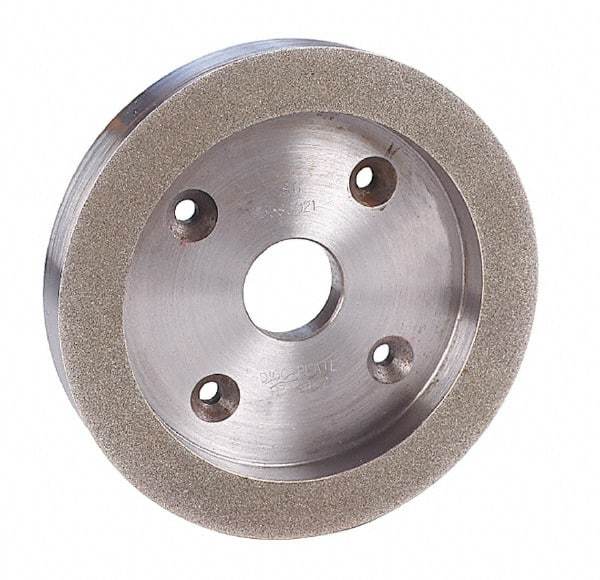 Made in USA - 6" Diam, 1-1/4" Hole Size, 1" Overall Thickness, 100 Grit, Tool & Cutter Grinding Wheel - Coarse Grade, Diamond - Exact Tool & Supply