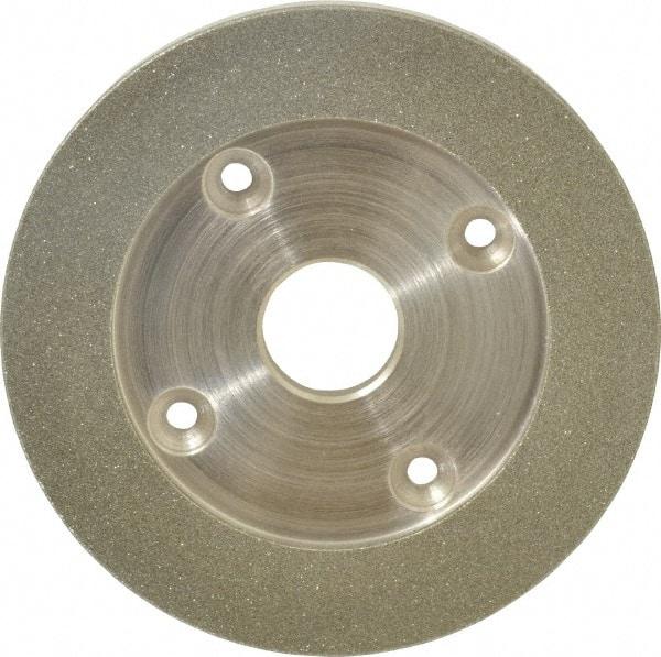 Made in USA - 6" Diam, 1-1/4" Hole Size, 3/4" Overall Thickness, 100 Grit, Tool & Cutter Grinding Wheel - Coarse Grade, Diamond - Exact Tool & Supply